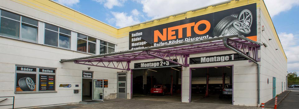 NETTO Reifen Discount Darmstadt Niederlassung Außenansicht